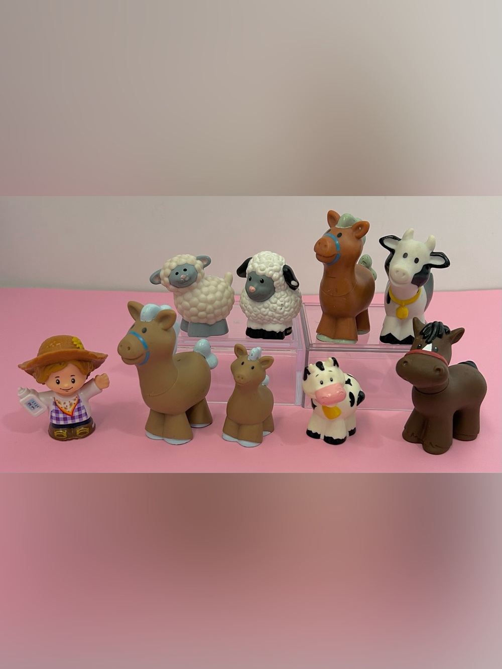 Vintage Fisher Price Little People Farm Animals